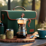 kar-n-home 6 cup portable coffee maker travel kit