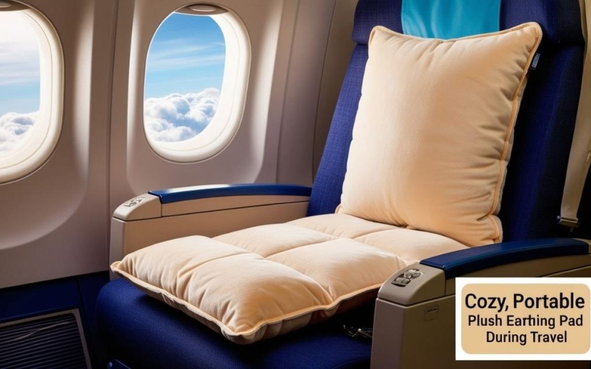 Plush Earthing Pad For Lap Travel